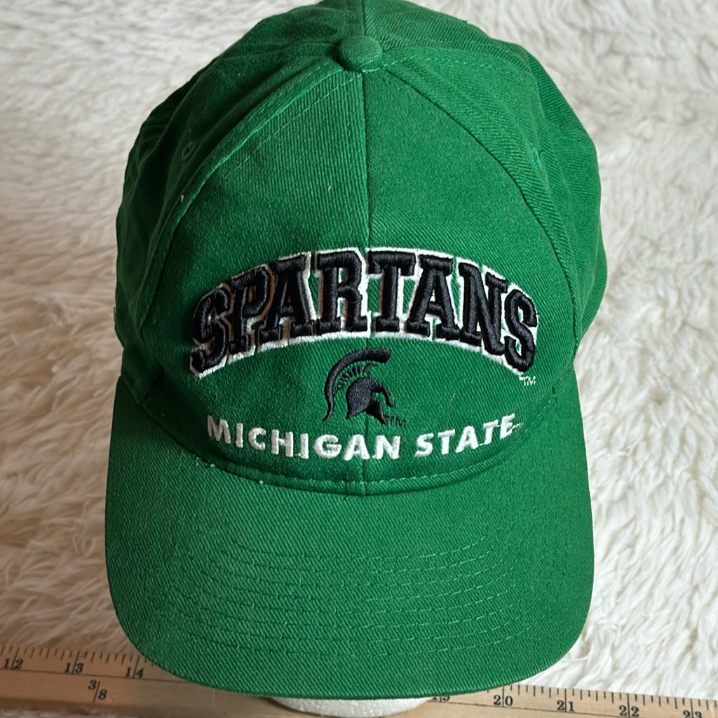 Vintage Spartans Michigan State Drew Pearson Hat Snapback Cap